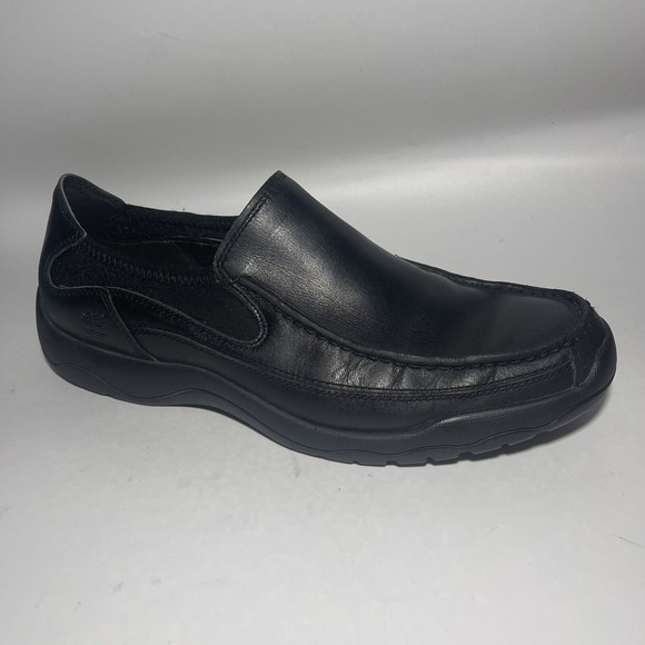 Men's Timberland Earthkeepers Anti-Fatigue Black Leather Loafers US Size 9M - Picture 8 of 11